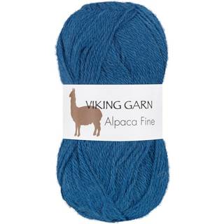 Viking Alpaca Fine 622 Kongeblå Indhold: 85% alpaca, 15% højlandsuld Vægt/længde: 50 g. = ca. 166 meter Anbefalede pinde: 3 mm Strikkefasthed: 10 x 10 cm = 28 m Vask: Uldvask ved 30 ℃.