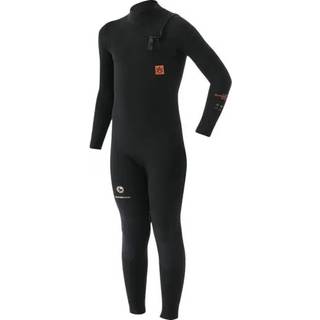 Manera Junior Seafarer Groms 4mm Front Zip Våddragt (Sort)