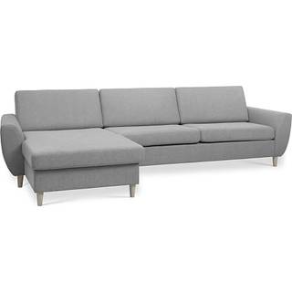 Urban 3D XL vendbar sofa m. chaiselong - lysegrå