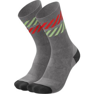 Incylence Merino Light Lanes Strømper 35-38 - Kompression & Reflekser, Grå til Løb