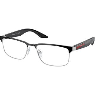 Prada Linea Rossa PS51PV 1AB1O1 54 Briller Mænd Black - Black on Silver - 54mm
