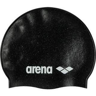 Arena Classic Unisex genanvendt silikone sv?mmeh?tte til kvinder og m?nd Intensiv tr?ning og racing komfortabelt langt h?r sv?mmende hat sort/mul