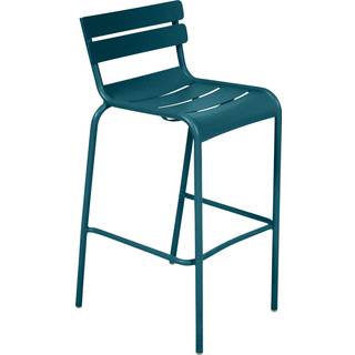 Fermob - Luxembourg Bar Chair Acapulco Blue 21 - Barstole og bartaburetter - Frédéric Sofia - Blå - Metal