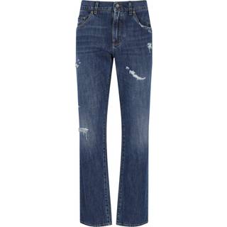Dolce&Gabbana Distressed straight jeans - blue - EU 52