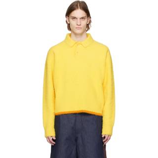 Jacquemus Le Polo Neve polo sweater - yellow - EU 46