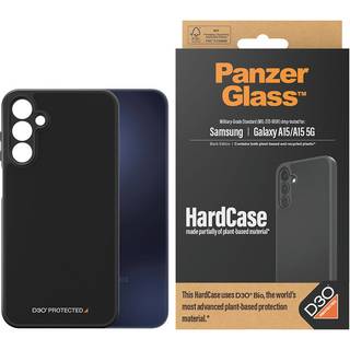 Samsung Galaxy A15 PanzerGlass HardCase Cover med D3O - Sort