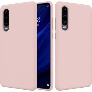 Huawei P30 enkelt silikonecover - pink