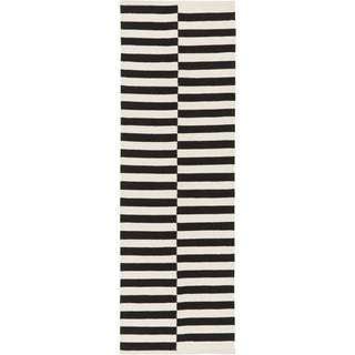 Håndvævet Kelim-løber Donna med striber