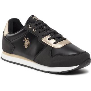U.S. POLO ASSN. Black Polyester Sneakers