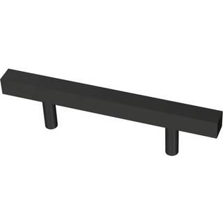 Franklin mässing Simple Square Bar (10-pack) skåphandtag 3 'hålcentrum matt svart köklåda drar byrå möbler hårdvara p46655k-fb-b