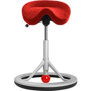 BackApp Smart Alcantara, rød med alugråt understel