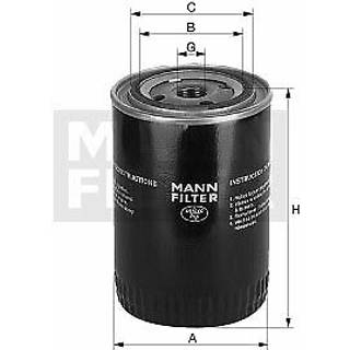 MANN-FILTER W 936/2 Oliefilter med en returløbs-stop-ventil