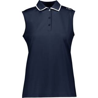 CMP Women's Polo Sleeveless Polo-shirt Damer størrelse 48 farve blå