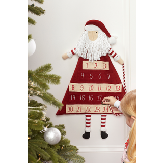 MUD PIE B?rns julesanta adventskalender Buffalo Check 25 """" X 17 """"