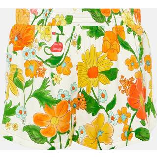 Stella McCartney Printed mid-rise shorts - orange - M