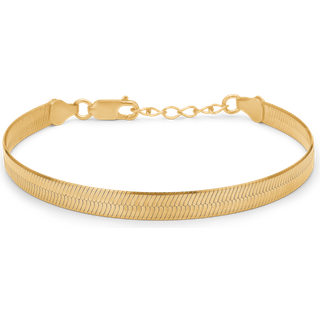 Studio Z - Cobra sildeben armbånd i forgyldt sølv