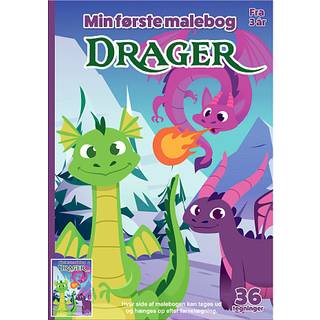 Min første malebog - drager (På lager i butik)