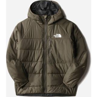 Teens Reversible Perrito Jacket - Taupe Green/Black