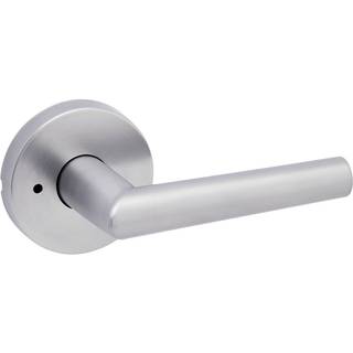 Kwikset 730milrdt-26d Milan-h?ndtag med runde rosen privatlivsd?rl?s med 6al l?s og RCS Strike Satin Chrome finish