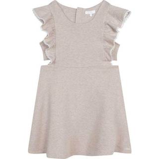 ChloÃ© Kids Cotton jersey dress - beige - Y 12