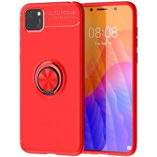 Huawei Y5p Magnetisk Kickstand Rød M. Rød Ring
