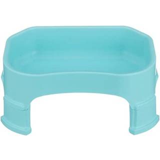 Neater Pet Brands Big Bowl med benförlängningar enorma jumbo tråg stil hund husdjur vatten maträtt (1,25 gallon akvamarin)