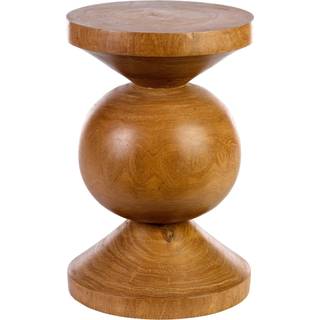 Polspotten Ball Taburet farvet - Skamler Træ Cognac - 500-030-025