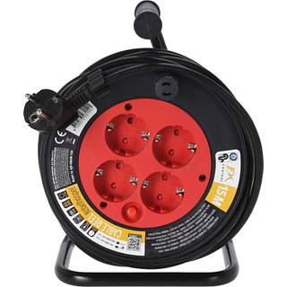 Kabeltromle 15 meter - sort