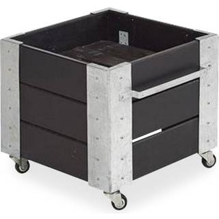 Plus blomsterkasse sort 45cmx53x50cm 18237-15 saml selv