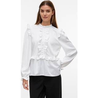 VERO MODA dame bluse VMMERLE - Bright White - XS