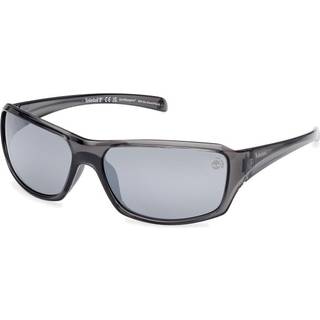 Timberland TB9332 Polarized 20D 63 Solbriller Mænd Grå - Transparent Dark Grey - 63mm