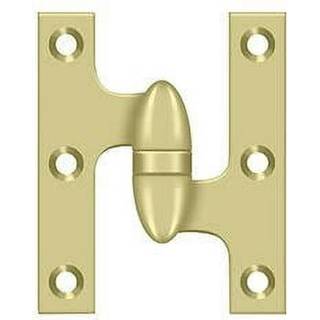 Deltana OK3025B3UNL-R SOLID Messing 3-tommer X 2 1/2-tommer Oliven Knuckle H?ngsel