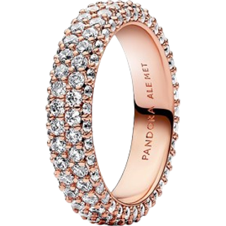 Pandora 182629C01 Ring für Damen Zeitloses Pavé Roségoldfarben