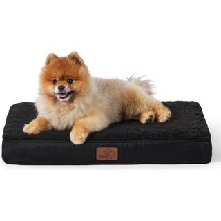 Bedsure Hundeseng til sm hunde - Ortopdiske vandttte hvalpesenge med aftageligt vaskbart betrk ggekasse Skummtte til kledyr Velegnet til k