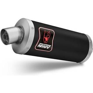 MIVV Dakar Udstødningssystem Med Eg-Be Rustfrit Stål / Rustfrit Stål Sort