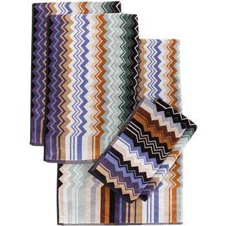 Missoni Bath Linens - 'Giacomo' towels, set of five, green in MULTICOLOUR 100%CO