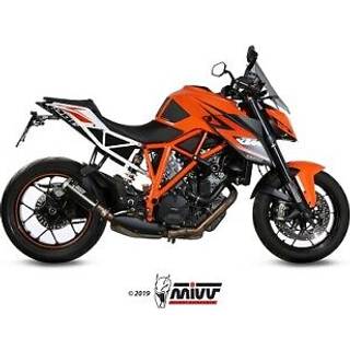 MIVV Mk 3-Udstødninger Rustfrit stål natur mat eller sort