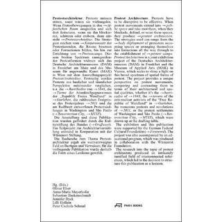 Protest Architecture