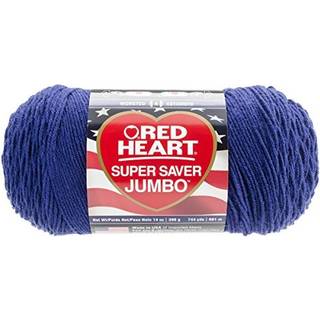 Red Heart Soft Navy Super Saver Jumbo Yarn 1 Pack 2232 Foot