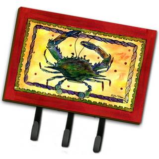 """" Caroline's Treasures 8058th68 Crab Leash eller Key Holder Large Multicolor """"