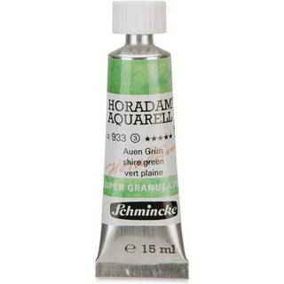 Schmincke - Horadam Aquarell Super Granulation 14 933 006 Shire Green 15 ml Tube Meget st?rke granulerende farver Finest Super Granulating Waterc