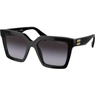 Miu Miu MU03YSF Asian Fit 1AB5D1 54 Solbriller Kvinder Black - Black - 54mm