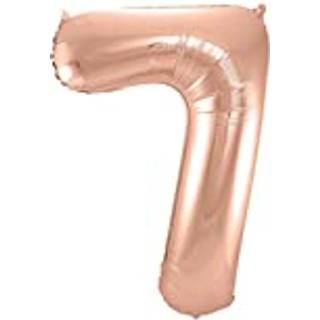 Folienballon Zahl 7 Rose Gold
