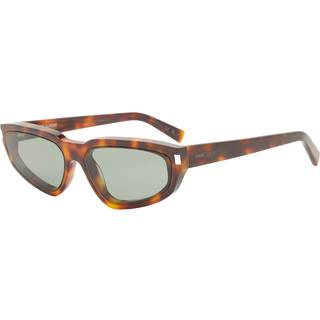 SAINT LAURENT Kvinde SL 634 NOVA 003 Solbriller Acetat Havana Grøn Cat Eye Normal