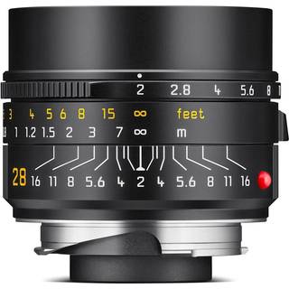 LEICA M 28MM F/2 SUMMICRON ASPH BLACK NEW
