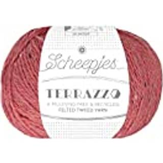 Scheepjes Terrazzo 714 Salmone Indhold: 70% genanvendt uld og 30 % genanvendt viskose Vægt/længde: 50 gram = ca. 175 meter Anbefalede pinde: 4.00 mm Strikkefasthed: 10 cm x 10 cm = 27 m x 35 p Vaskes i hånden ved 30°C / Tåler ikke tørretumbler / Tørres fladt.