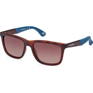 Skechers SE6221 Polarized 52H 54 Solbriller Mænd Tortoiseshell - Brown Dark Tortoise - 54mm