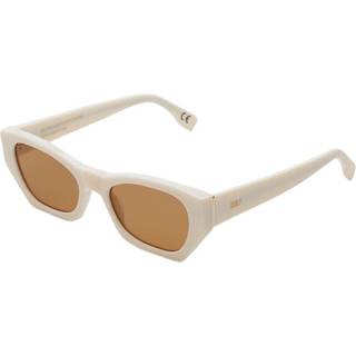 Retrosuperfuture Unisex KF4 Amata Panna Solbriller Acetat Hvid Brun Geometrisk Normal Skygge