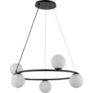 Hængelampe Gama SIGMA, dæmpbar, Sort, Stue/spisestue, Metal