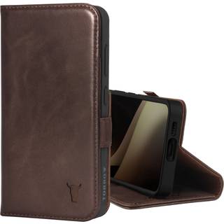 Galaxy S24 Leather Case (with Stand Function) - Dark Brown
